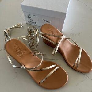 Ancient Greek Wedge Sandals Size 39 Never worn!
